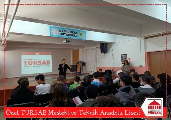 Kamil Ocak Ortaokulu 8. sınıf öğrencilerine seminer verdik