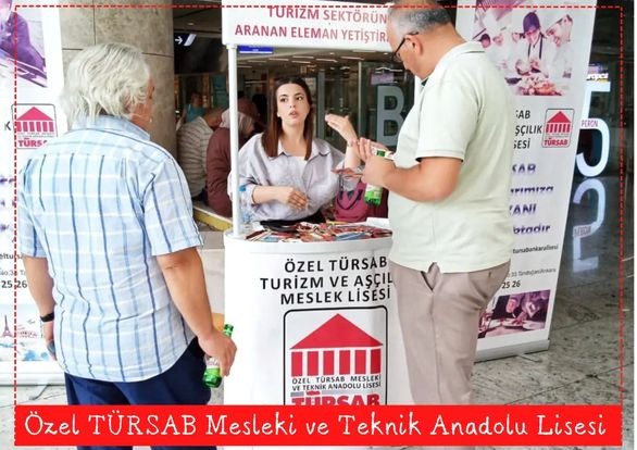 Ankara ATG Yüksek Hızlı Tren Garı ve Alışveriş Merkezi'nde okulumuzun tanıtım standı