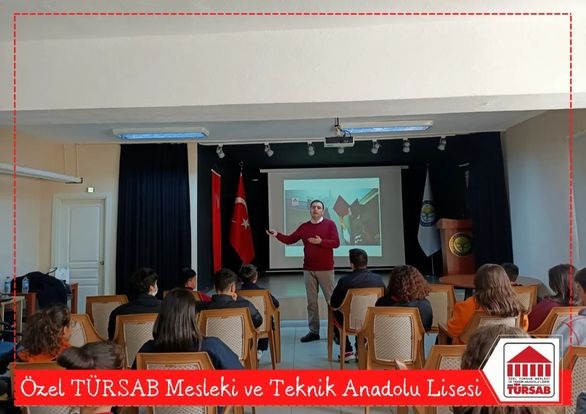 Pakize Erdoğu Ortaokulu 8. sınıf öğrencilerine seminer verdik